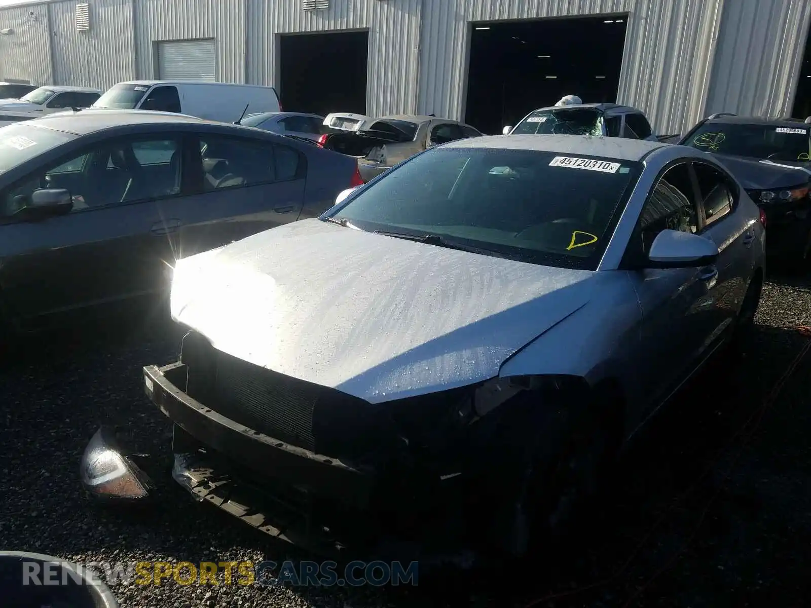 2 Photograph of a damaged car 5NPD84LF4JH235846 HYUNDAI ELANTRA 2018