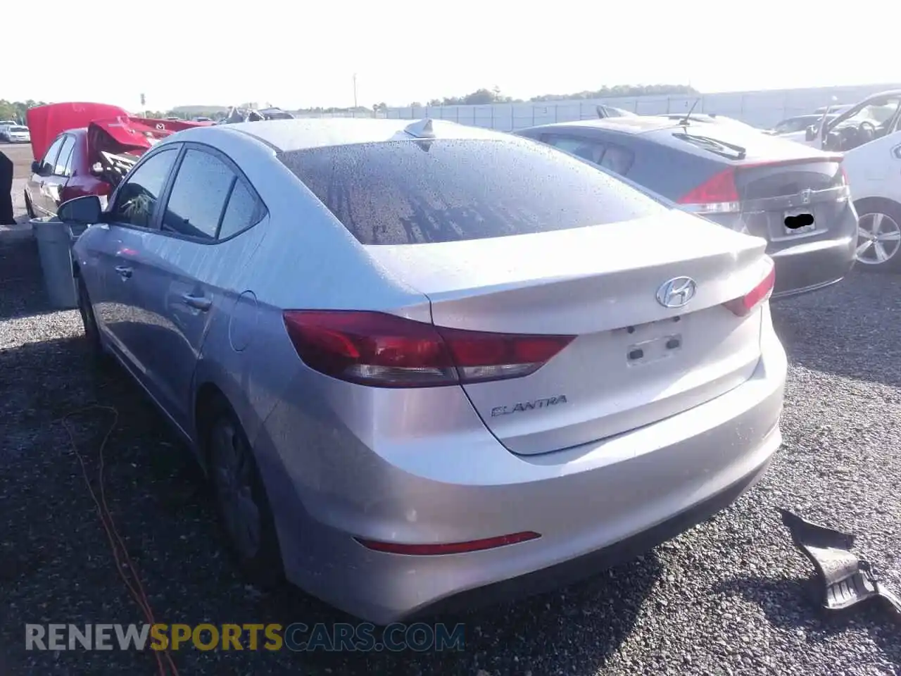 3 Photograph of a damaged car 5NPD84LF4JH235846 HYUNDAI ELANTRA 2018