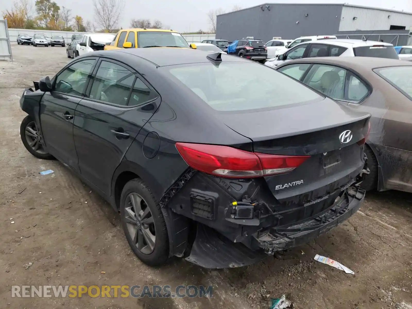 3 Photograph of a damaged car 5NPD84LF7JH316520 HYUNDAI ELANTRA 2018