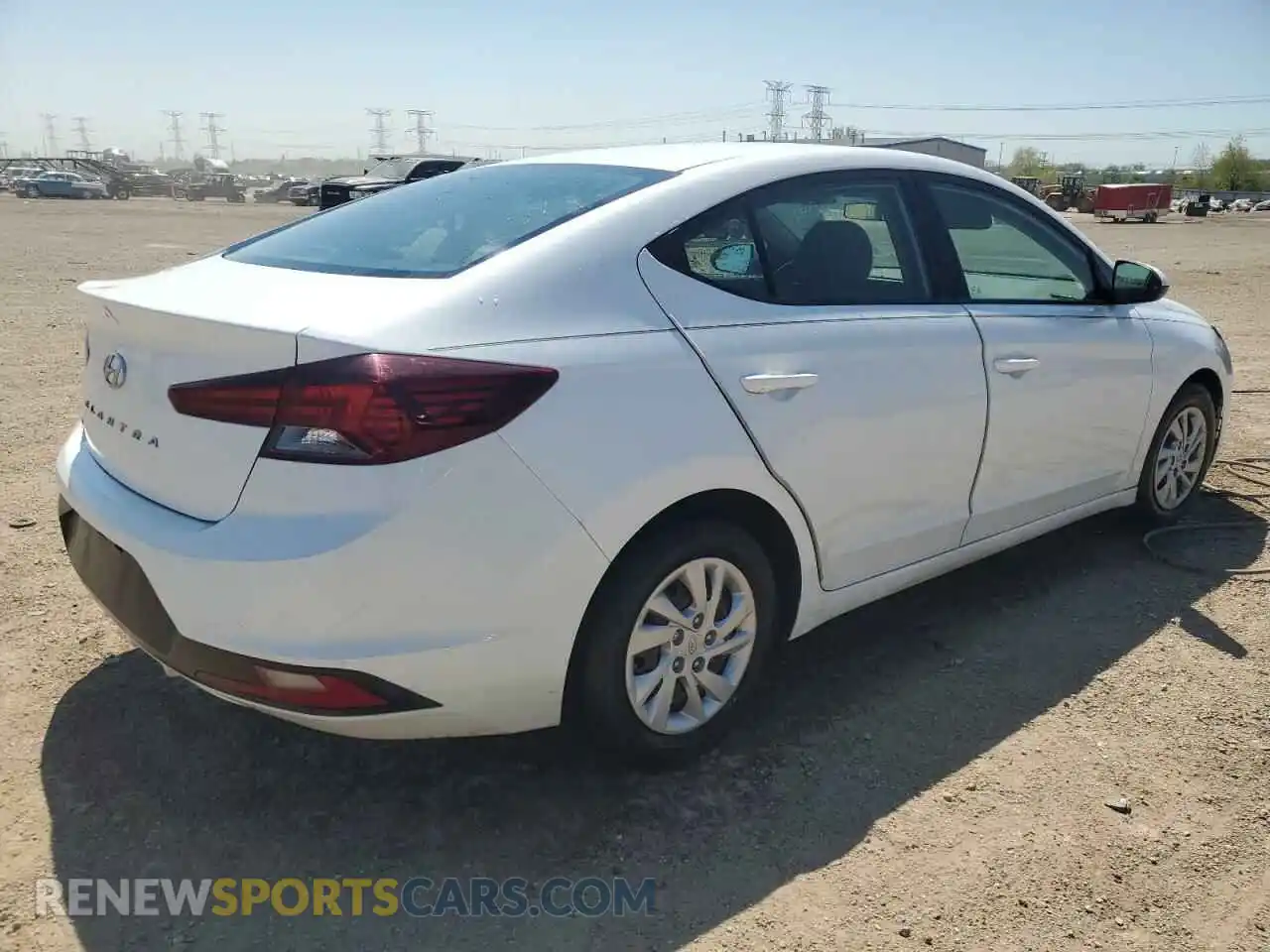 3 Photograph of a damaged car 5NPD74LF6KH435549 HYUNDAI ELANTRA 2019