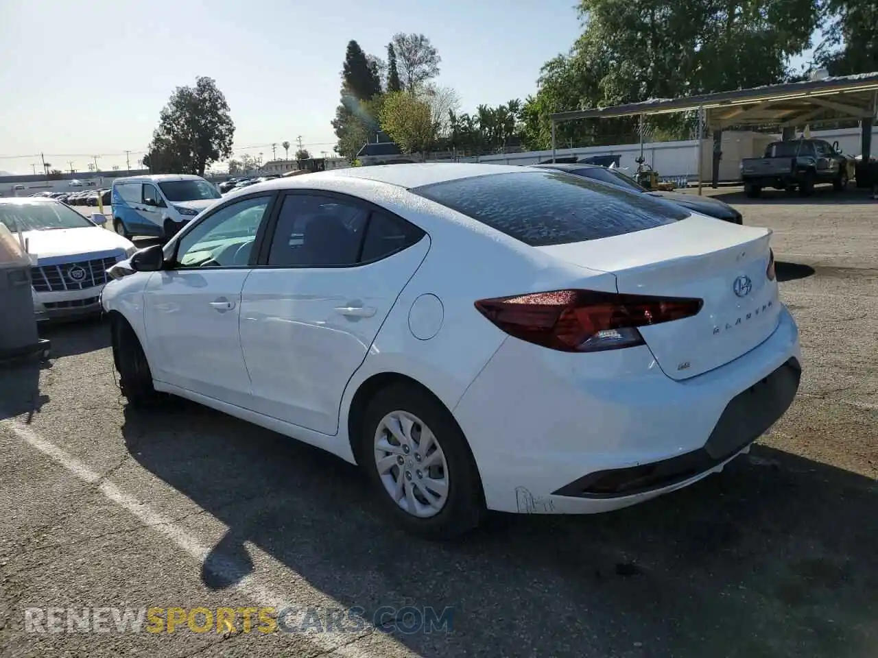 2 Photograph of a damaged car 5NPD74LF8KH450716 HYUNDAI ELANTRA 2019