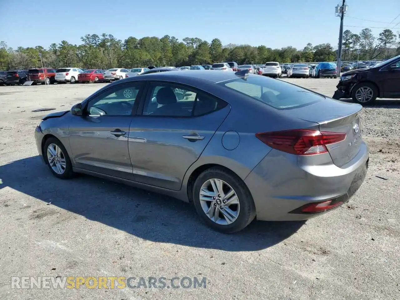 2 Photograph of a damaged car 5NPD84LF0KH403161 HYUNDAI ELANTRA 2019