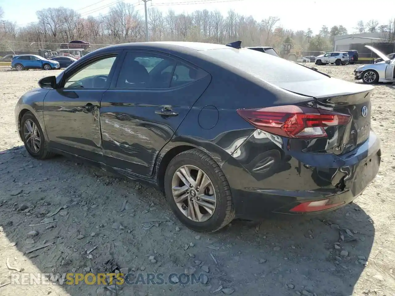 2 Photograph of a damaged car 5NPD84LF0KH412765 HYUNDAI ELANTRA 2019