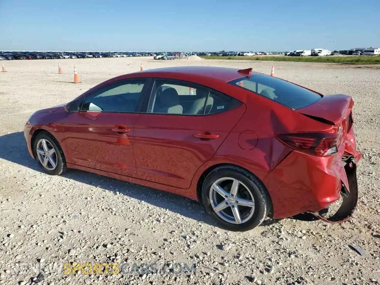 2 Photograph of a damaged car 5NPD84LF0KH448830 HYUNDAI ELANTRA 2019