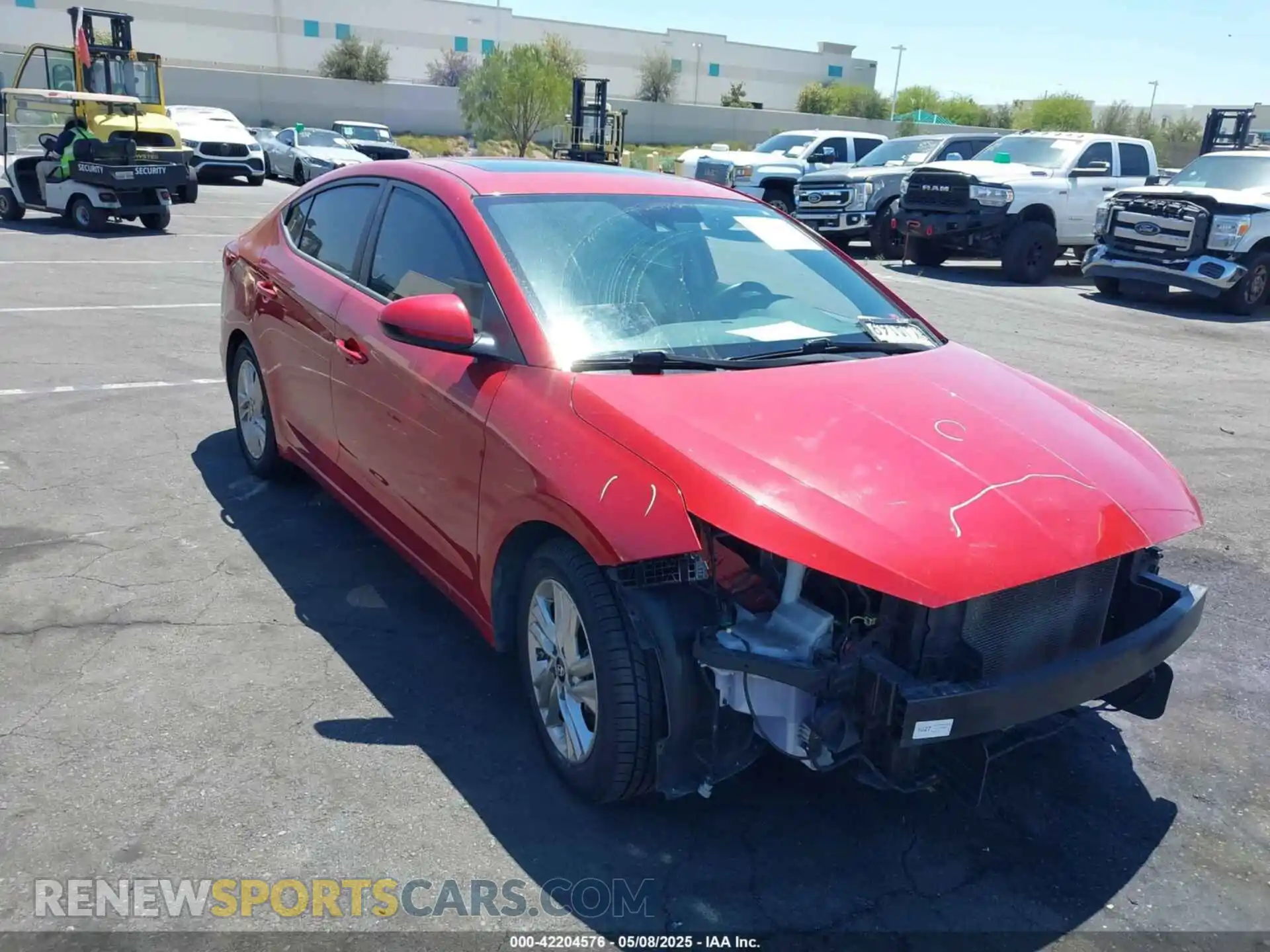 1 Фотография поврежденного автомобиля 5NPD84LF0KH455907 HYUNDAI ELANTRA 2019