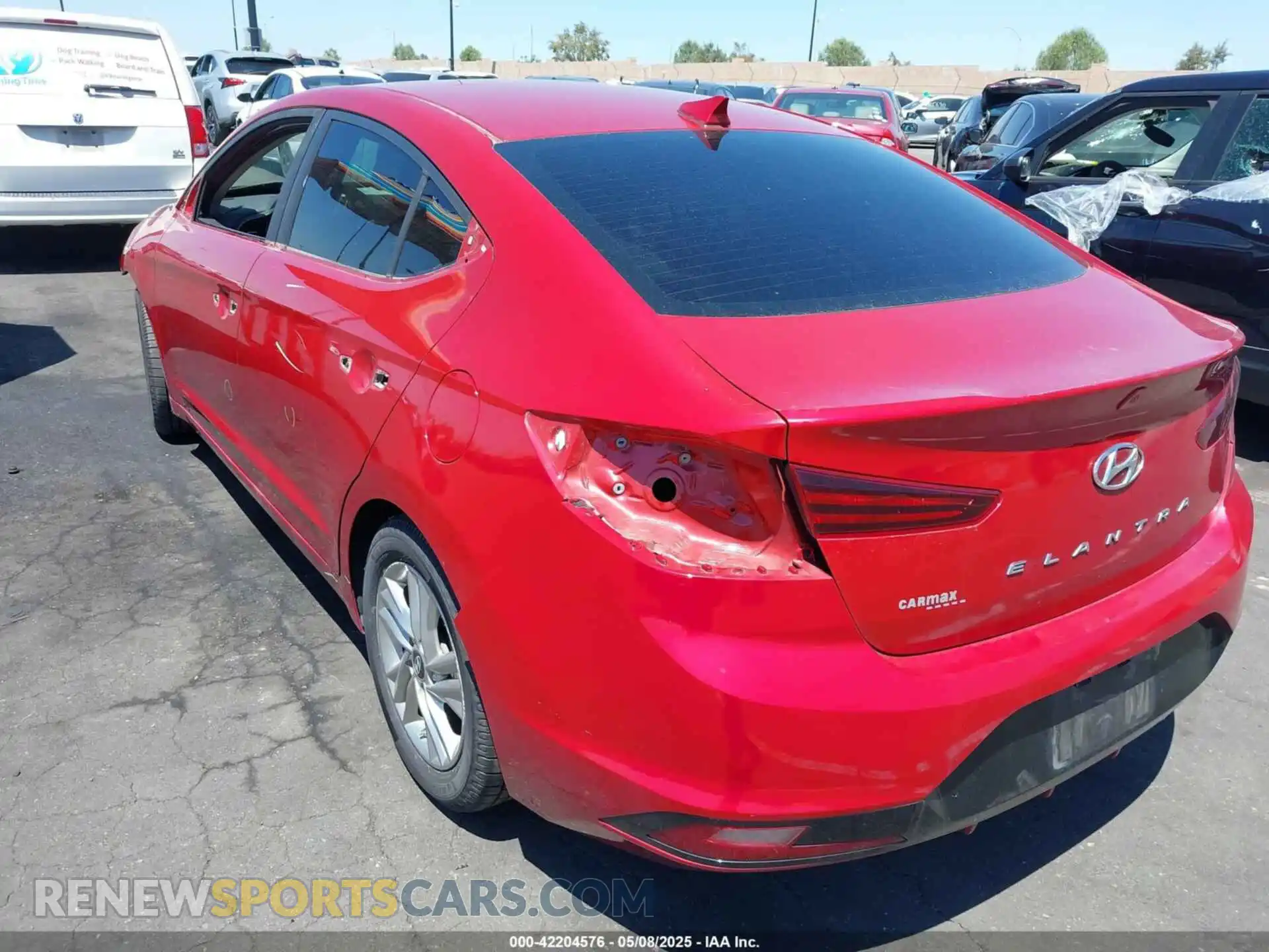 3 Фотография поврежденного автомобиля 5NPD84LF0KH455907 HYUNDAI ELANTRA 2019