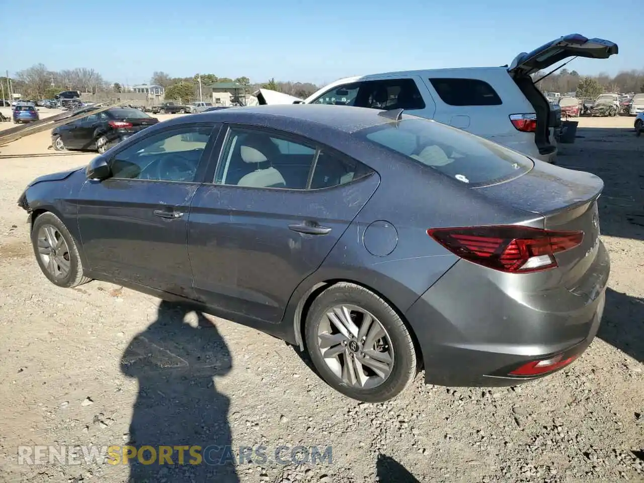 2 Photograph of a damaged car 5NPD84LF0KH458452 HYUNDAI ELANTRA 2019
