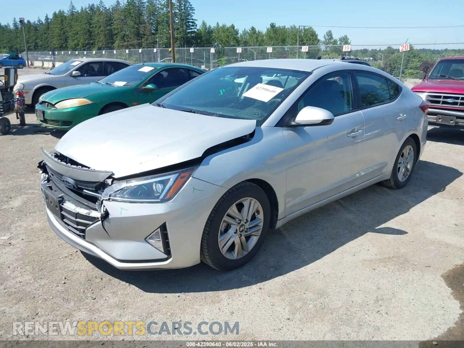 2 Photograph of a damaged car 5NPD84LF0KH479284 HYUNDAI ELANTRA 2019