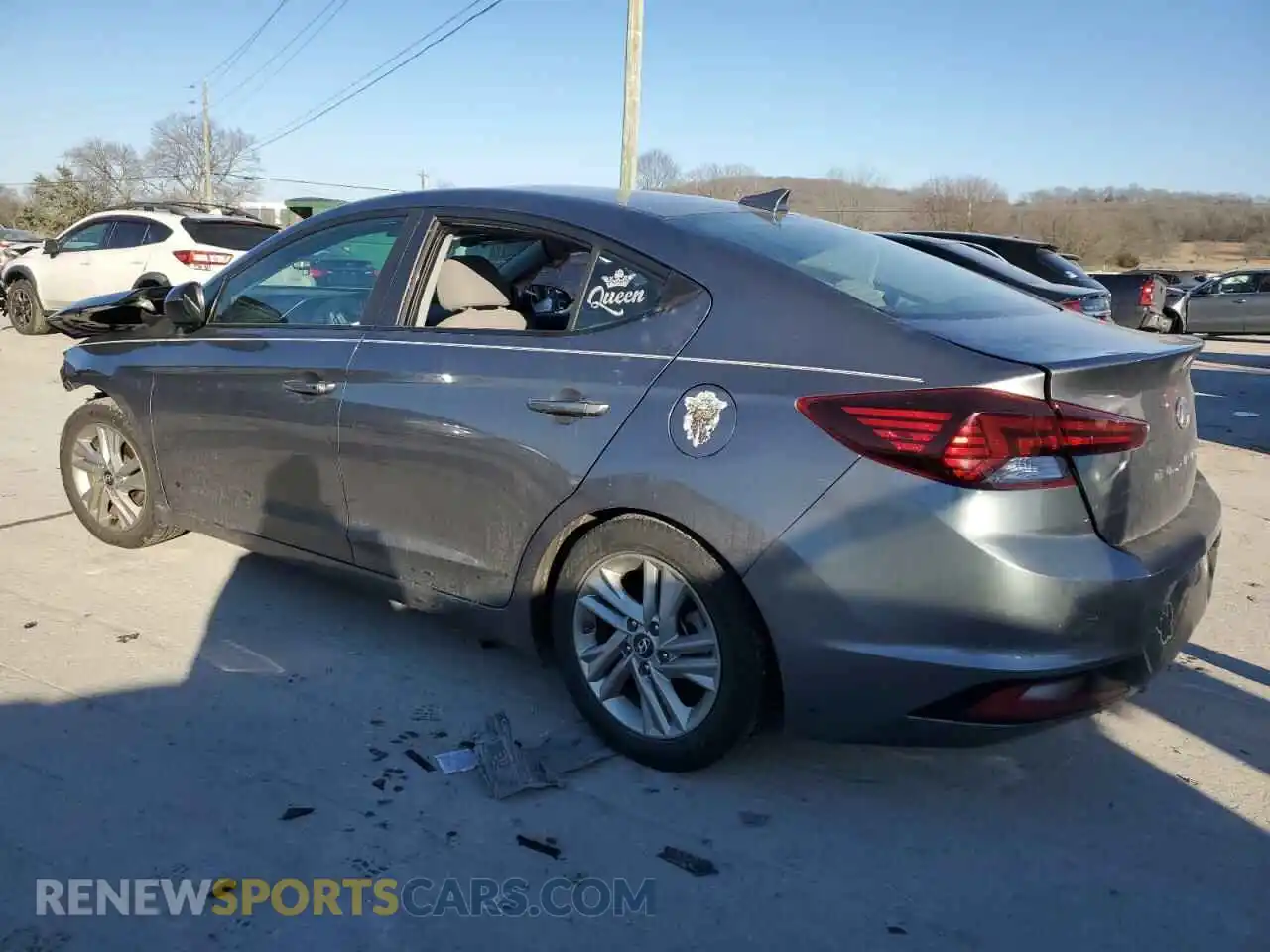 2 Photograph of a damaged car 5NPD84LF1KH426349 HYUNDAI ELANTRA 2019