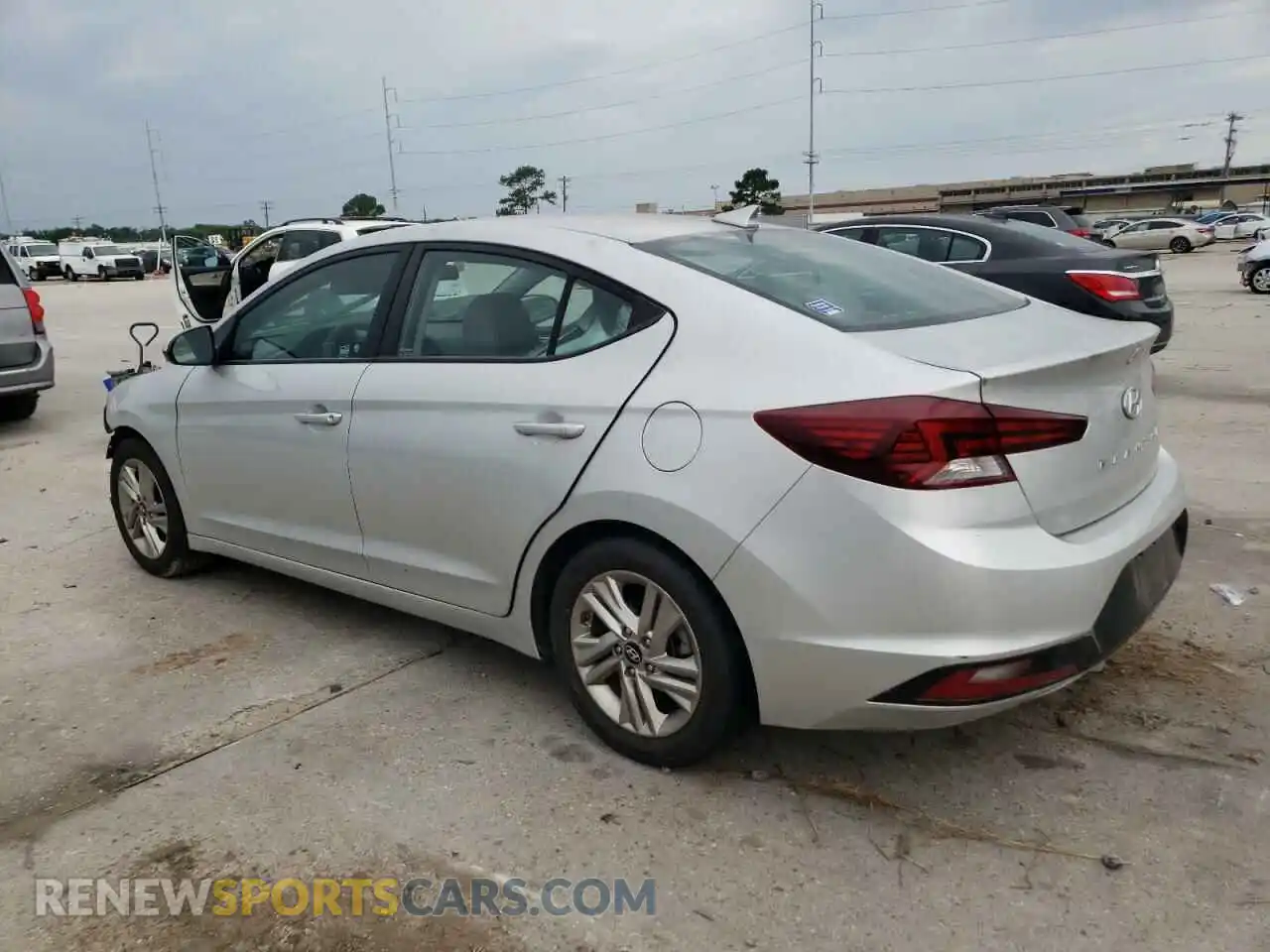 2 Photograph of a damaged car 5NPD84LF1KH433754 HYUNDAI ELANTRA 2019
