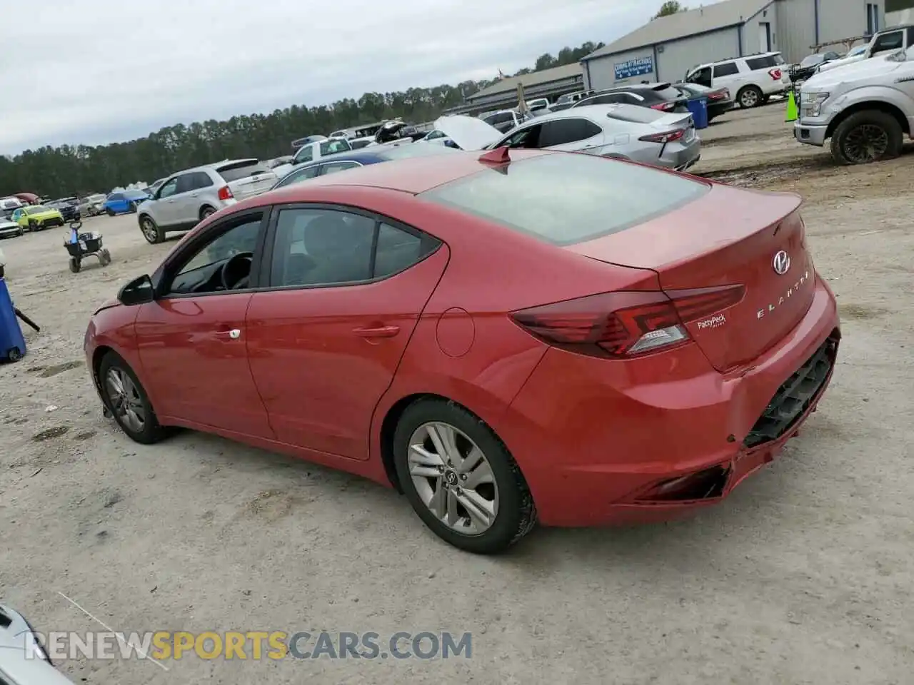 2 Photograph of a damaged car 5NPD84LF2KH417269 HYUNDAI ELANTRA 2019