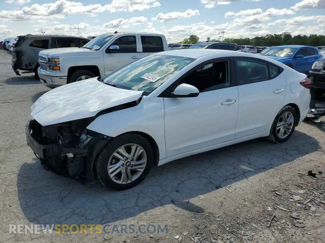 1 Фотография поврежденного автомобиля 5NPD84LF2KH457092 HYUNDAI ELANTRA 2019