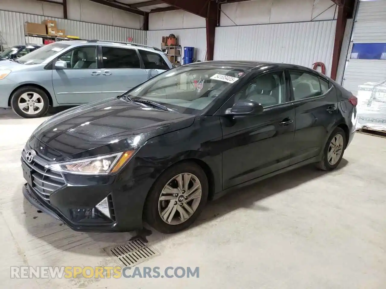1 Photograph of a damaged car 5NPD84LF2KH471476 HYUNDAI ELANTRA 2019