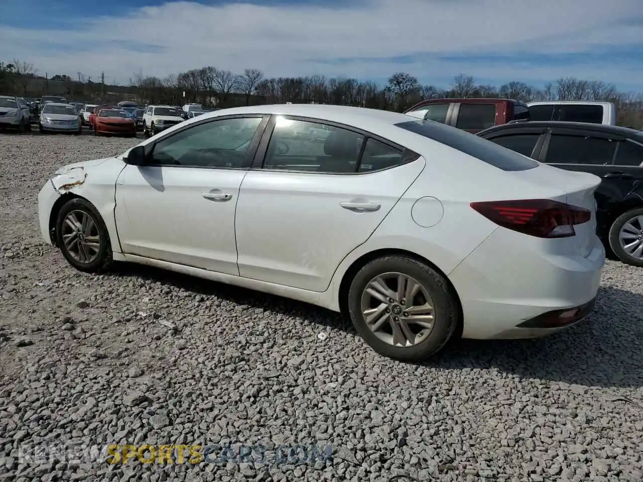 2 Photograph of a damaged car 5NPD84LF2KH482851 HYUNDAI ELANTRA 2019