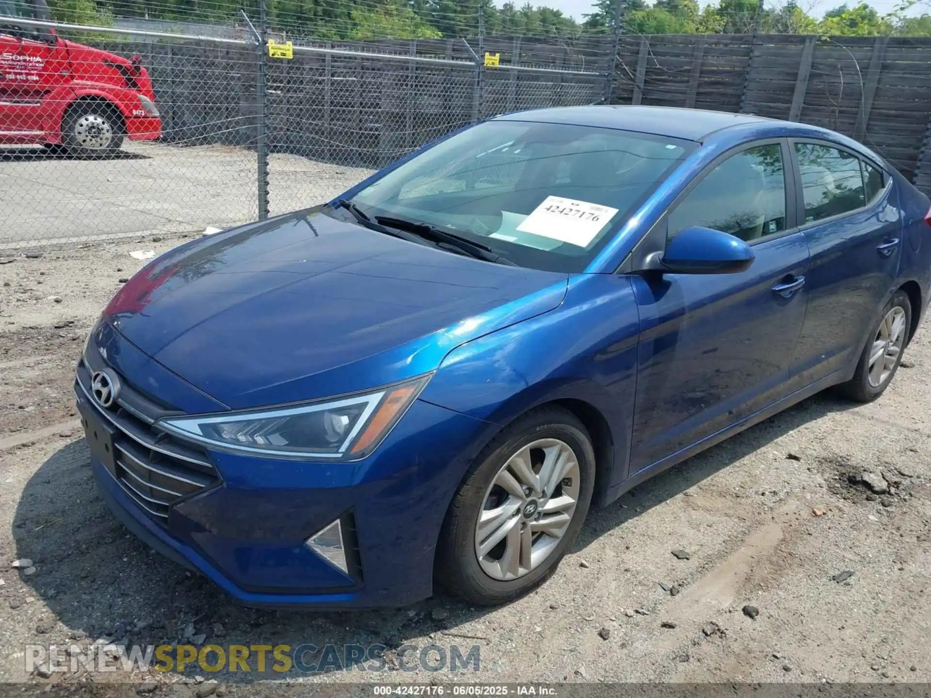 2 Photograph of a damaged car 5NPD84LF2KH485040 HYUNDAI ELANTRA 2019