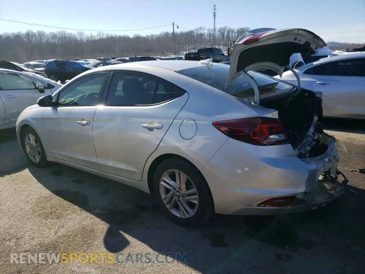 2 Photograph of a damaged car 5NPD84LF4KH439984 HYUNDAI ELANTRA 2019