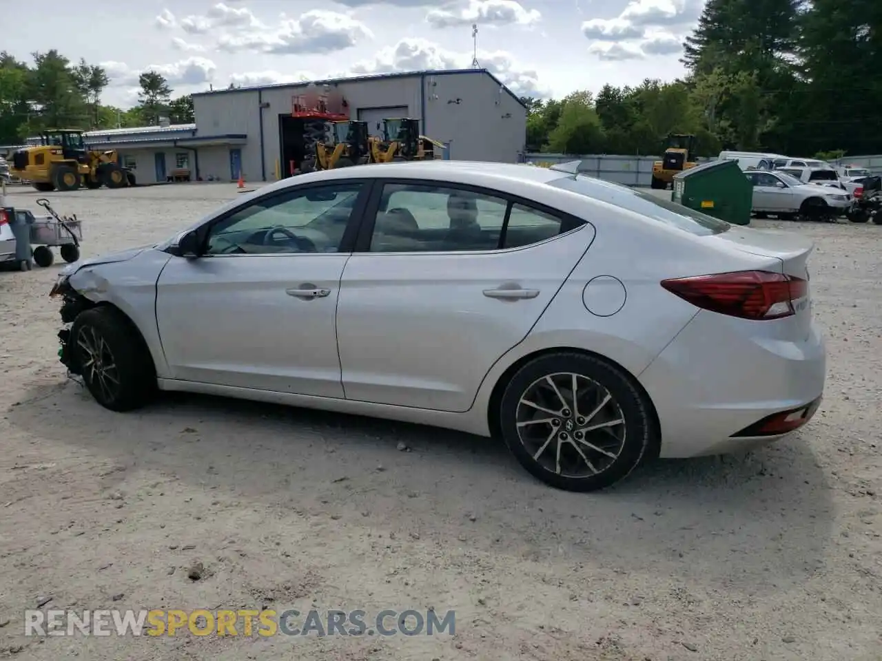 2 Photograph of a damaged car 5NPD84LF5KH416312 HYUNDAI ELANTRA 2019