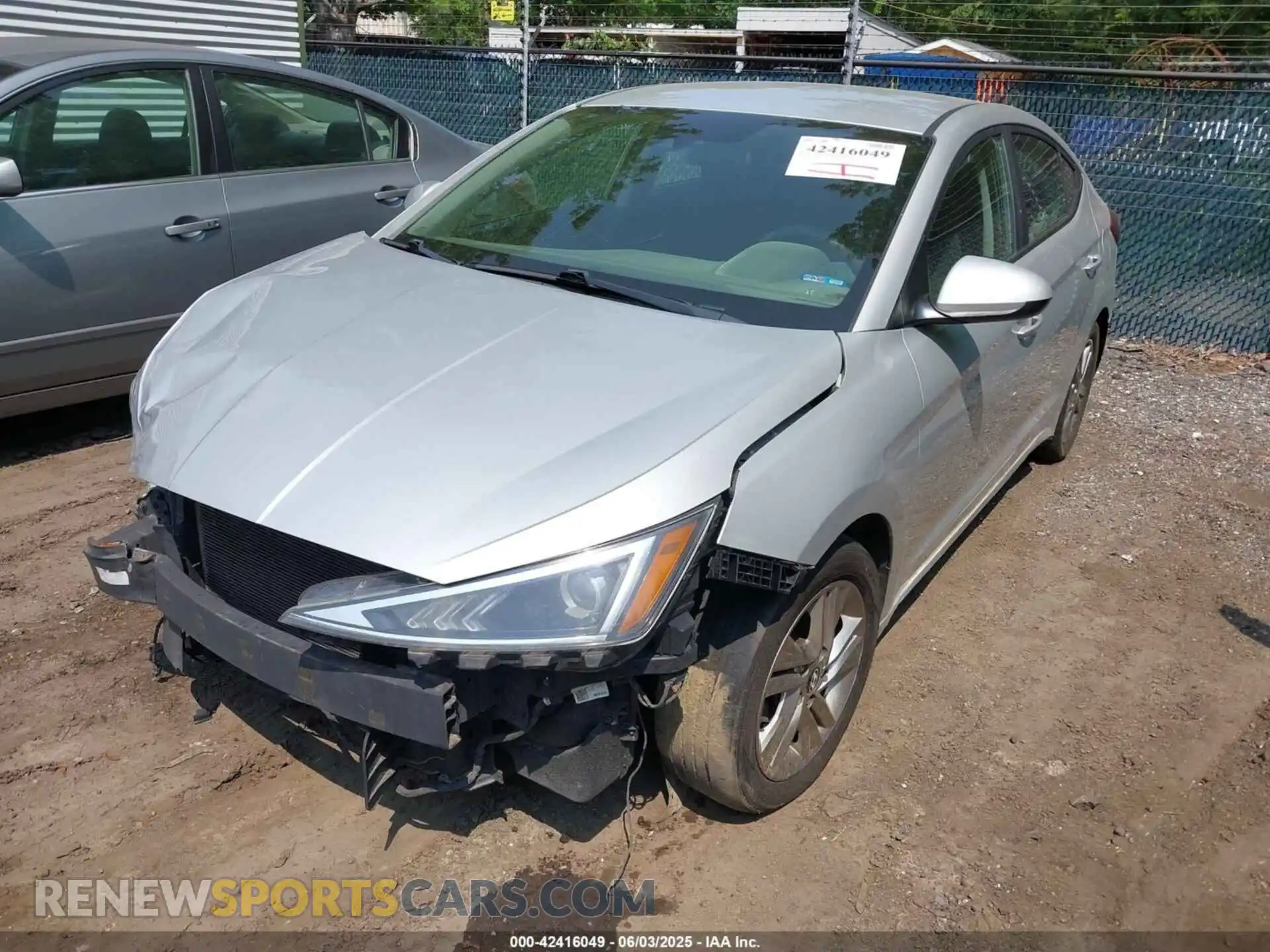 2 Photograph of a damaged car 5NPD84LF5KH432980 HYUNDAI ELANTRA 2019