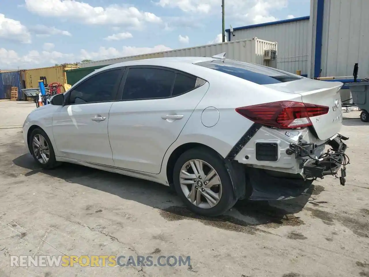 2 Photograph of a damaged car 5NPD84LF5KH444871 HYUNDAI ELANTRA 2019