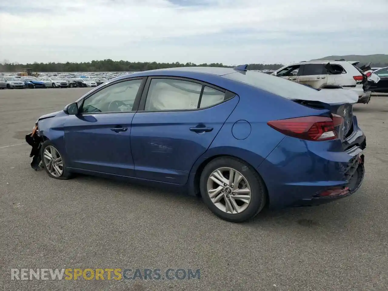 2 Photograph of a damaged car 5NPD84LF6KH429604 HYUNDAI ELANTRA 2019