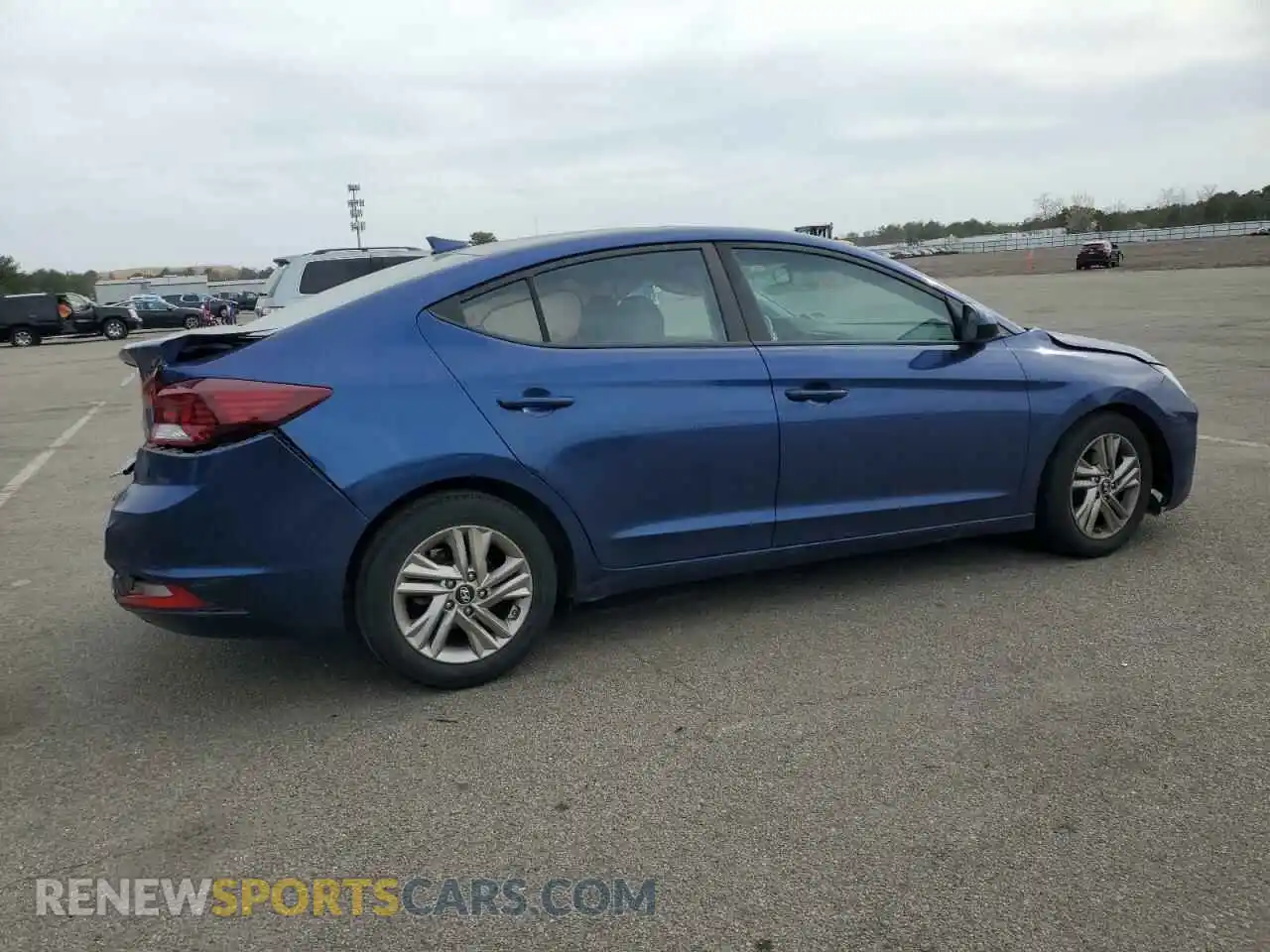 3 Photograph of a damaged car 5NPD84LF6KH429604 HYUNDAI ELANTRA 2019