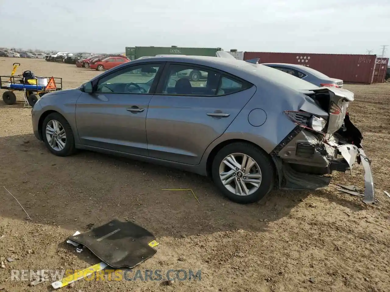 2 Photograph of a damaged car 5NPD84LF7KH452096 HYUNDAI ELANTRA 2019