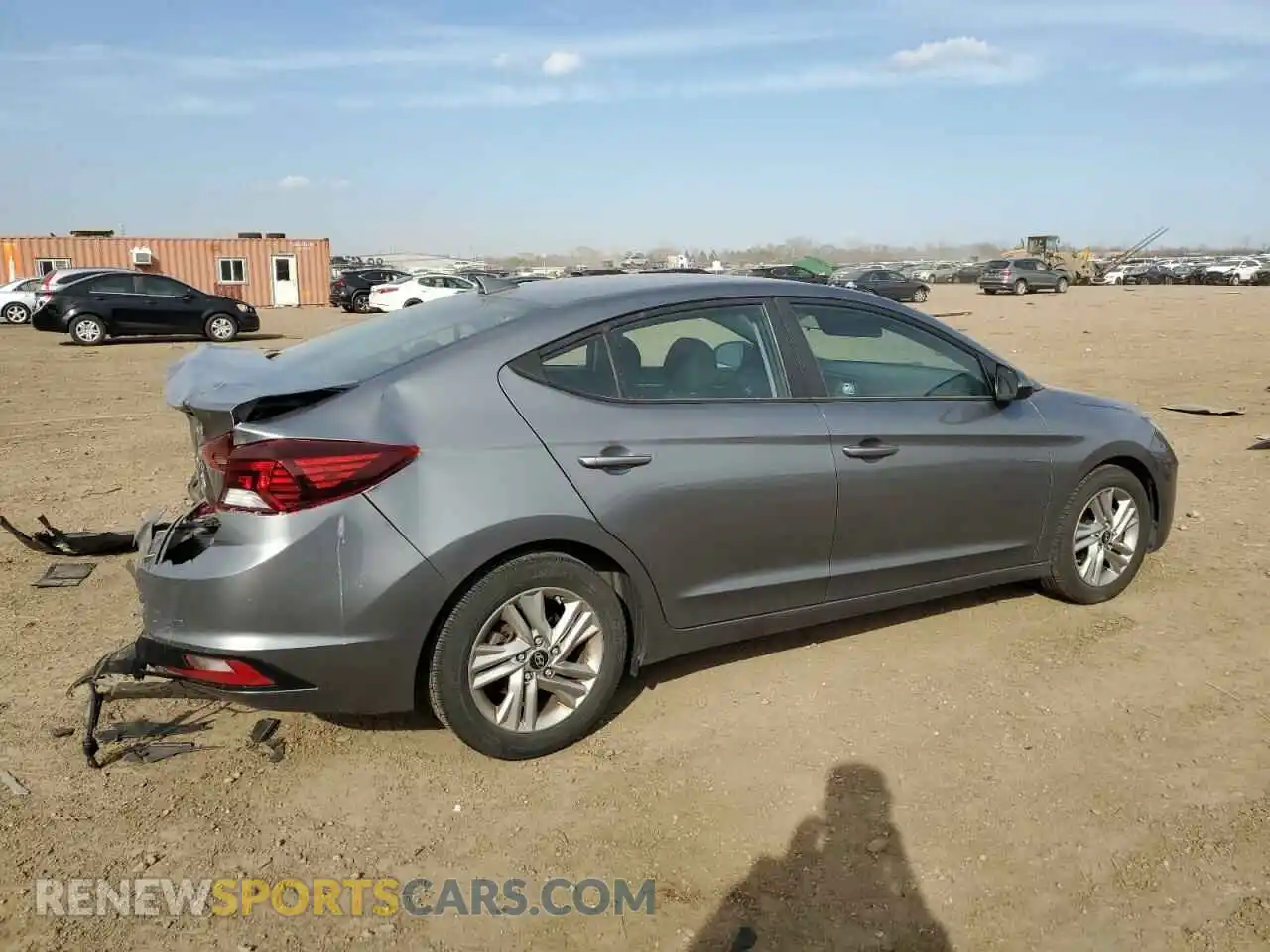 3 Photograph of a damaged car 5NPD84LF7KH452096 HYUNDAI ELANTRA 2019