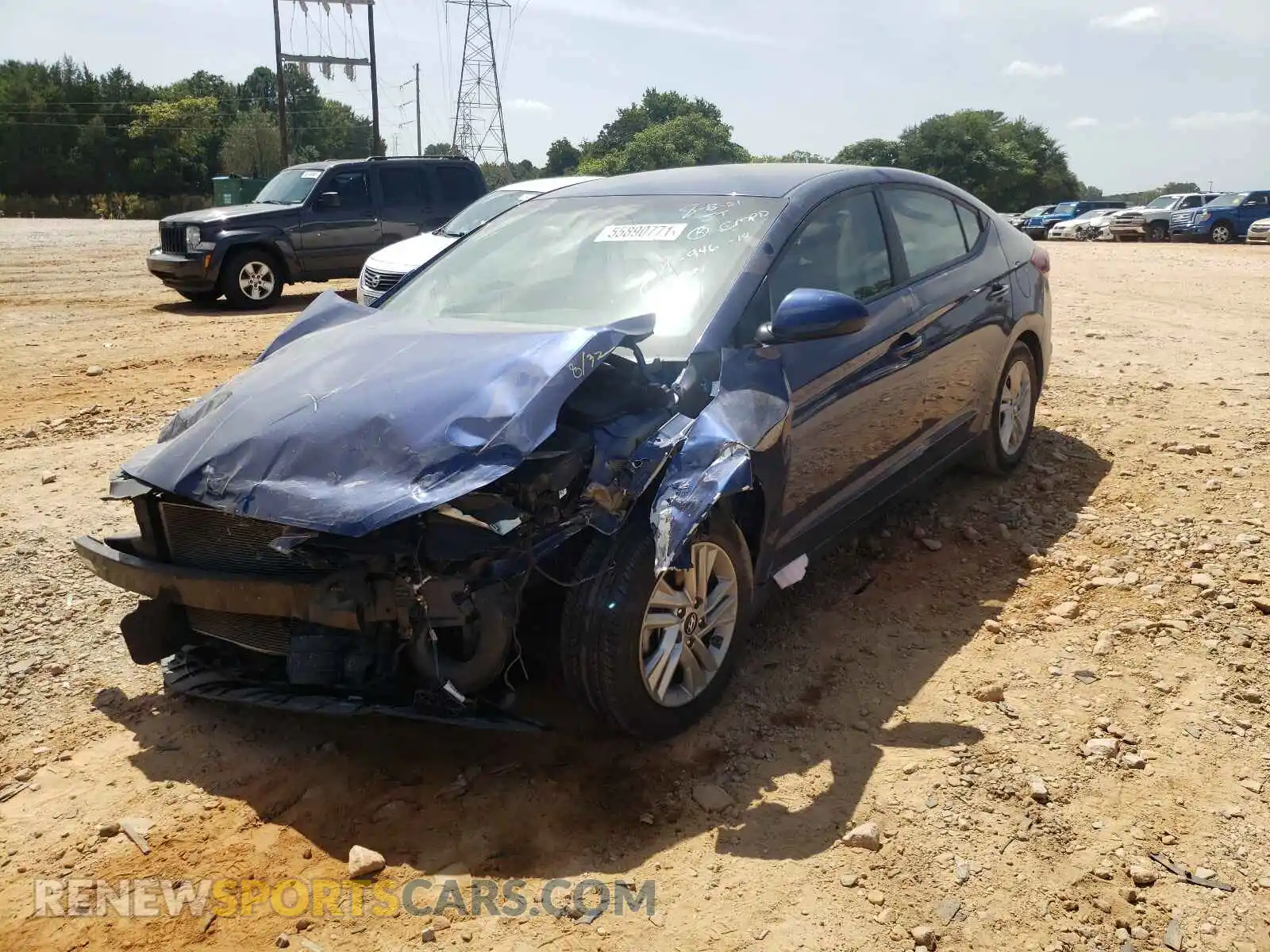 2 Фотография поврежденного автомобиля 5NPD84LF7KH474714 HYUNDAI ELANTRA 2019