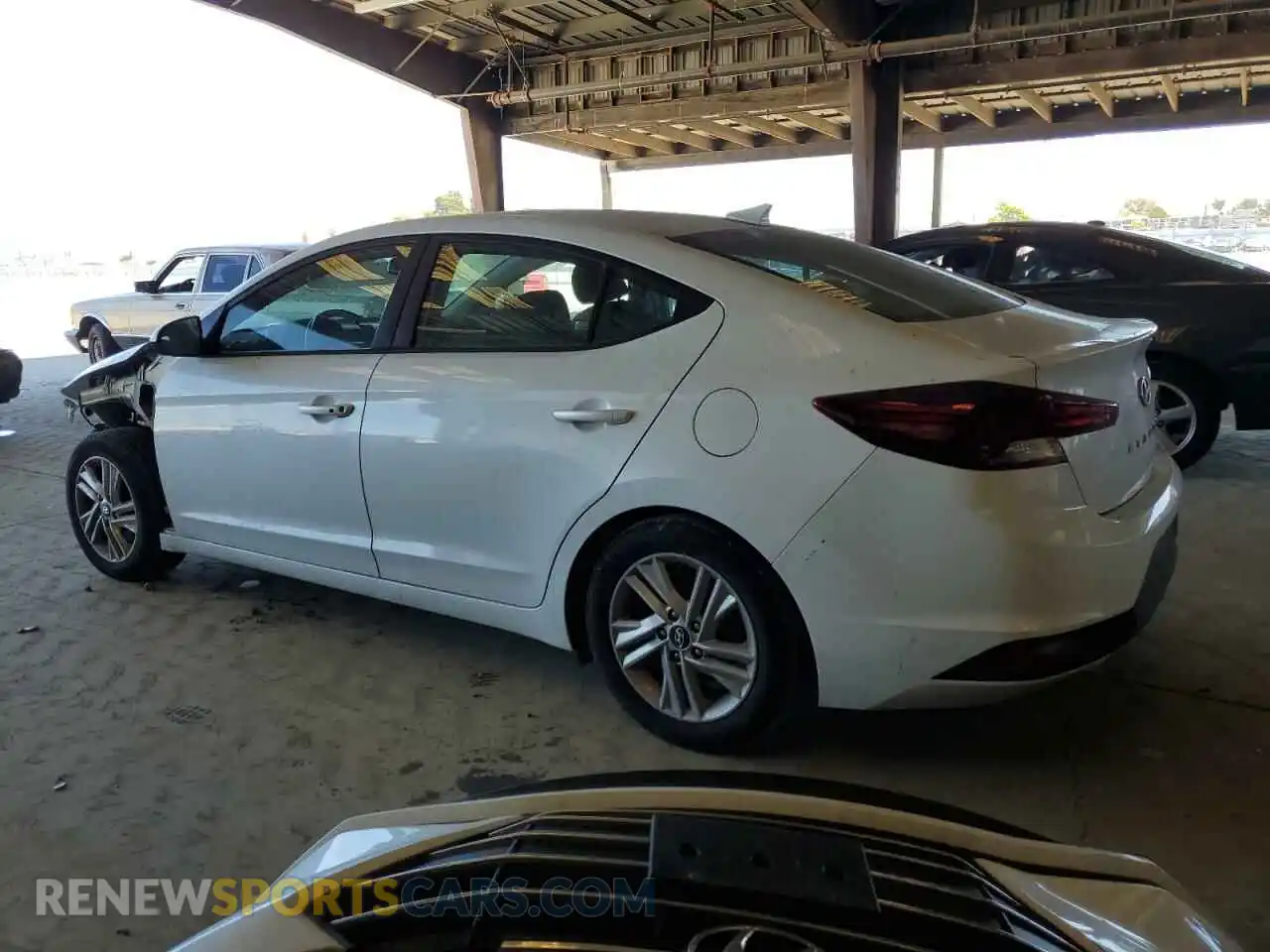 2 Photograph of a damaged car 5NPD84LF7KH476317 HYUNDAI ELANTRA 2019