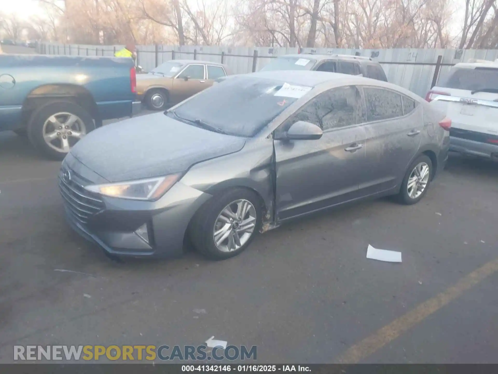 2 Photograph of a damaged car 5NPD84LF8KH453547 HYUNDAI ELANTRA 2019