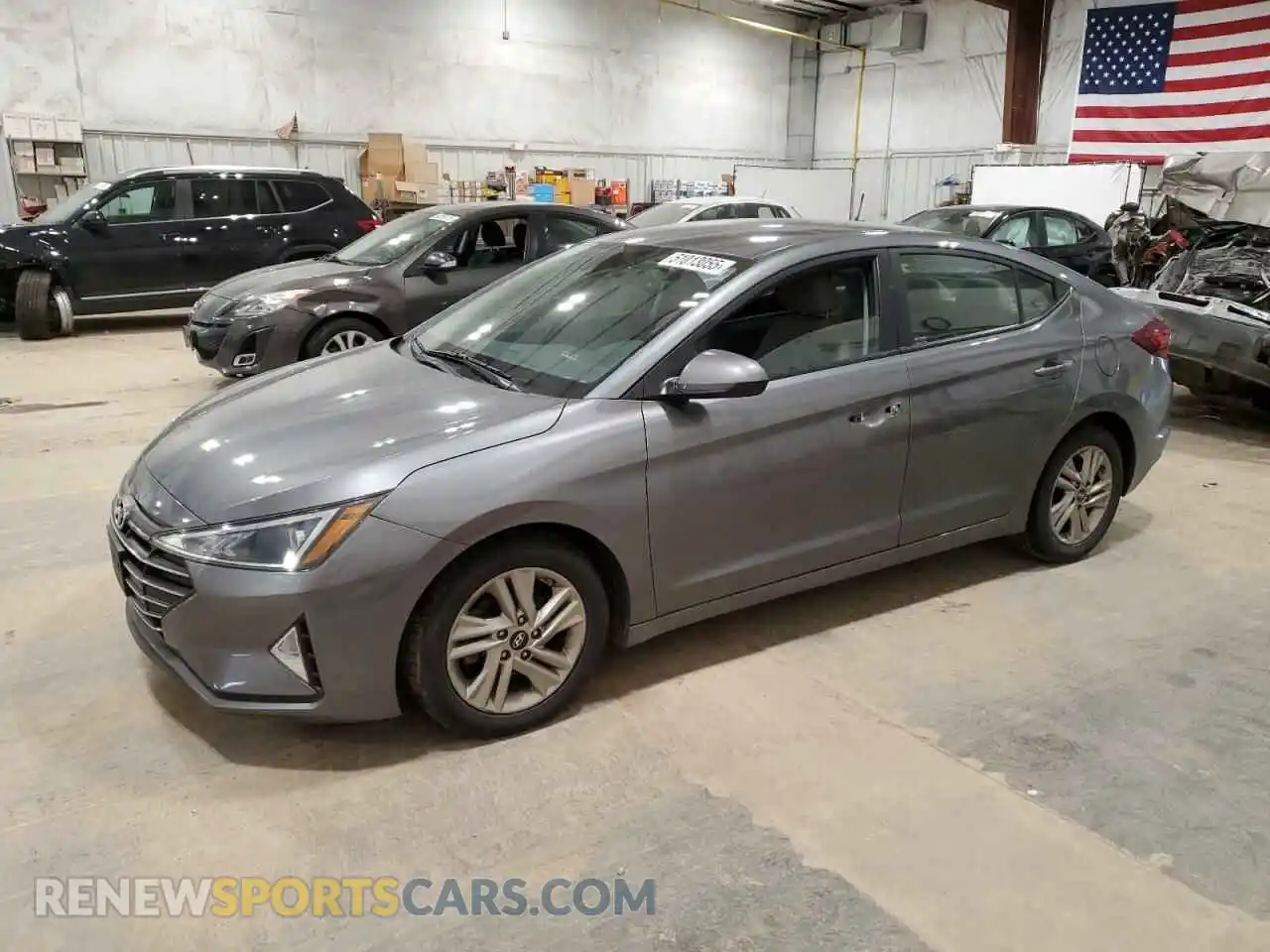 1 Photograph of a damaged car 5NPD84LF8KH497869 HYUNDAI ELANTRA 2019