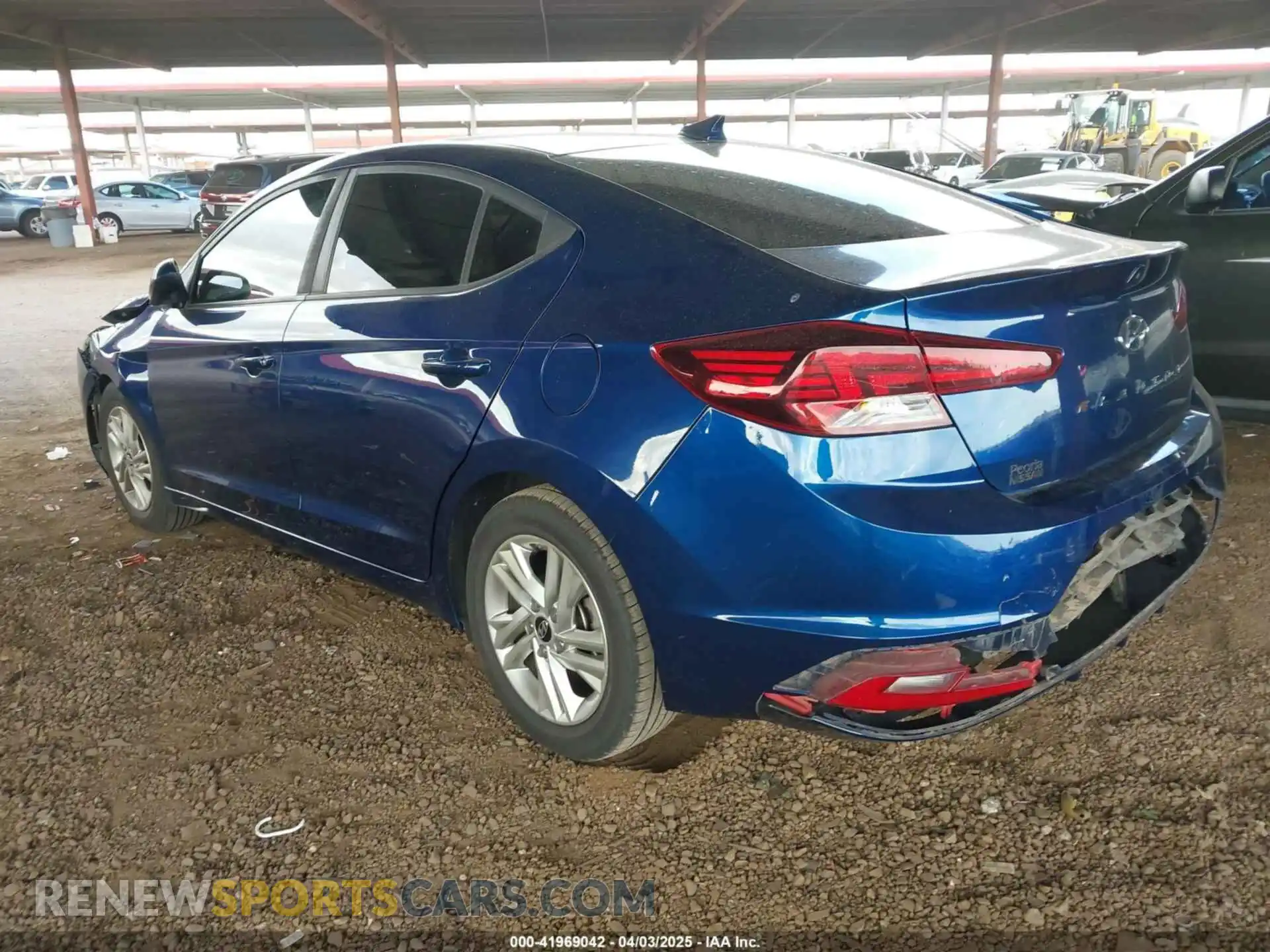 3 Photograph of a damaged car 5NPD84LF9KH408830 HYUNDAI ELANTRA 2019