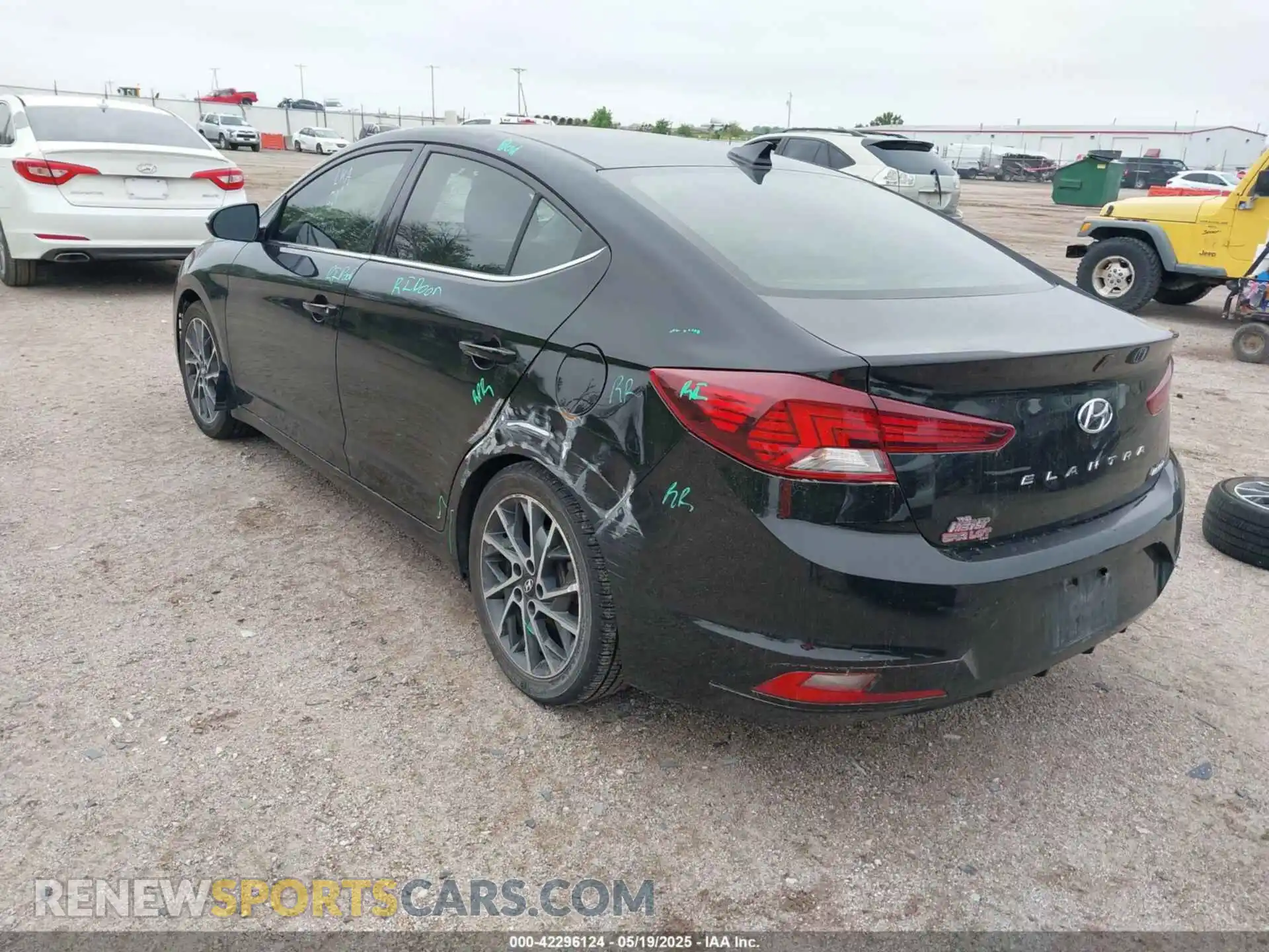 3 Фотография поврежденного автомобиля 5NPD84LF9KH449720 HYUNDAI ELANTRA 2019