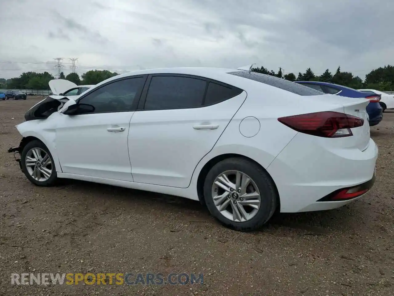 2 Photograph of a damaged car 5NPD84LFXKH412708 HYUNDAI ELANTRA 2019