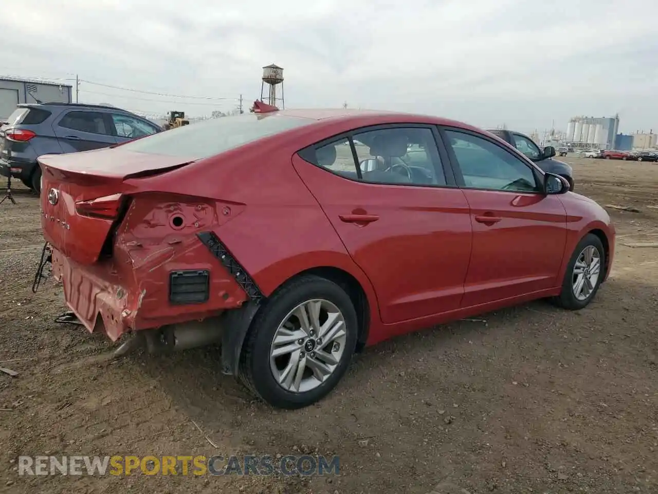 3 Photograph of a damaged car 5NPD84LFXKH492625 HYUNDAI ELANTRA 2019
