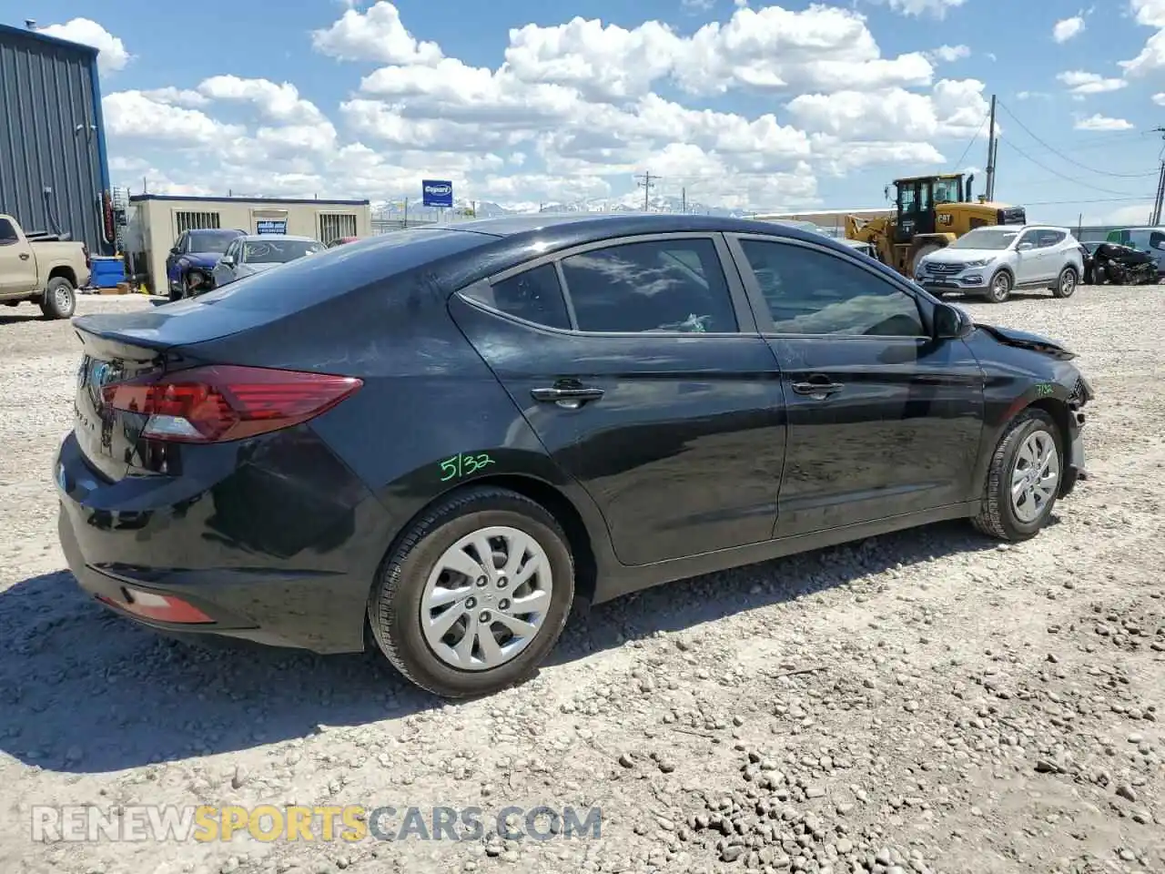 3 Photograph of a damaged car KMHD74LF4KU847311 HYUNDAI ELANTRA 2019