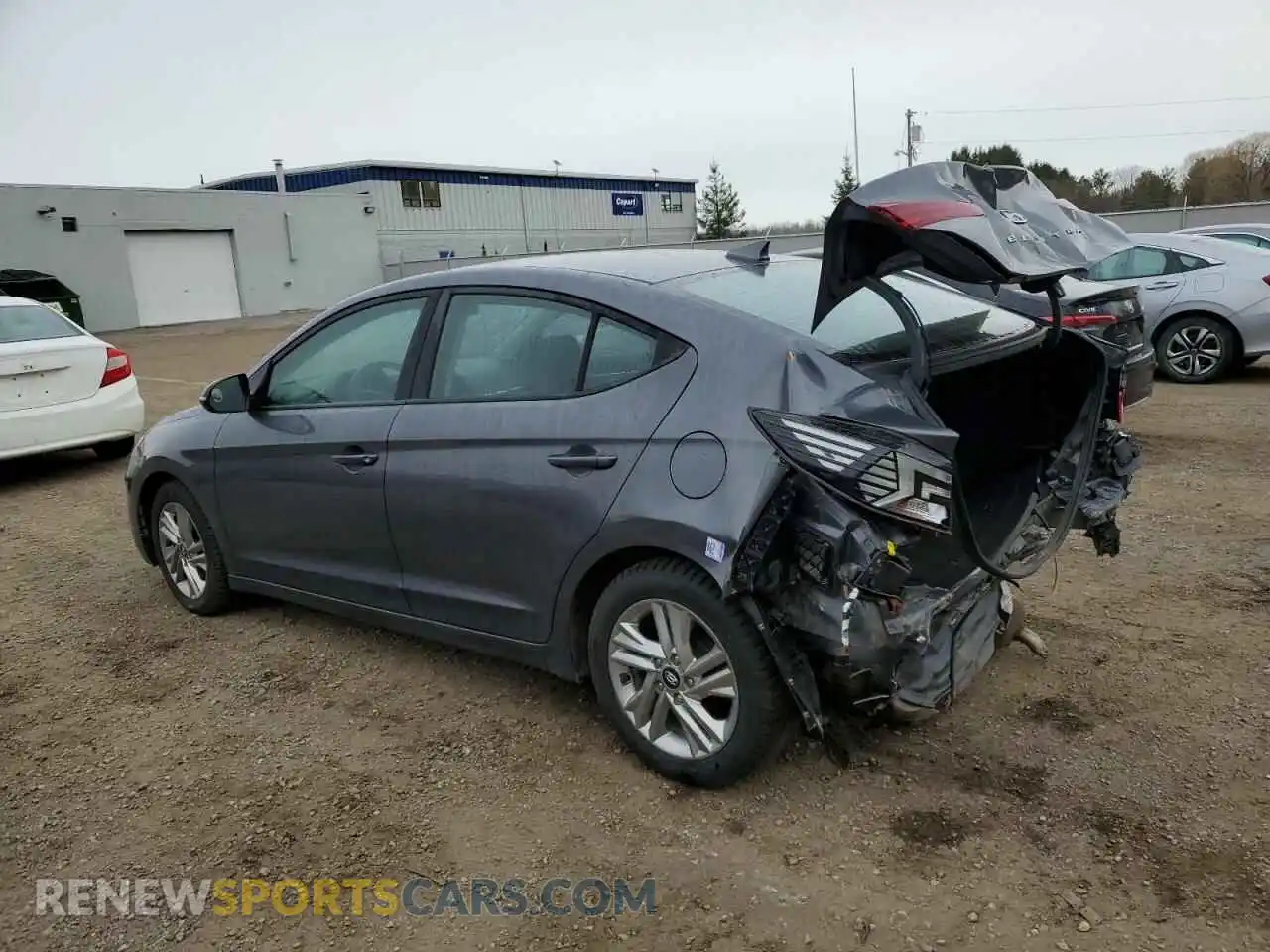 2 Photograph of a damaged car KMHD84LF1KU856464 HYUNDAI ELANTRA 2019