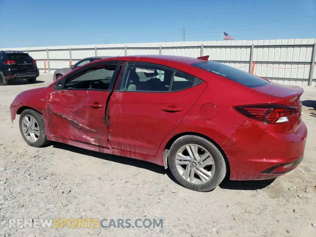 2 Photograph of a damaged car KMHD84LF2KU779913 HYUNDAI ELANTRA 2019