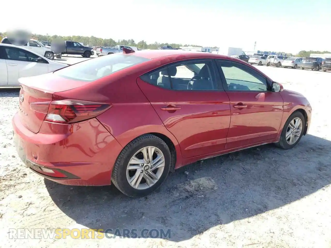 3 Photograph of a damaged car KMHD84LF2KU779913 HYUNDAI ELANTRA 2019