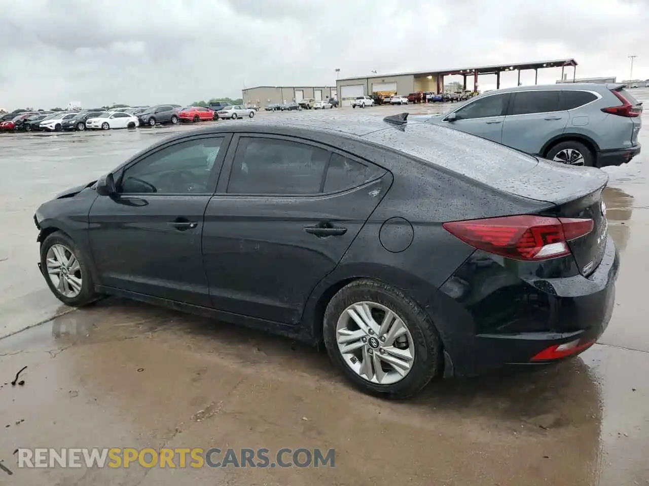2 Photograph of a damaged car KMHD84LF4KU842431 HYUNDAI ELANTRA 2019