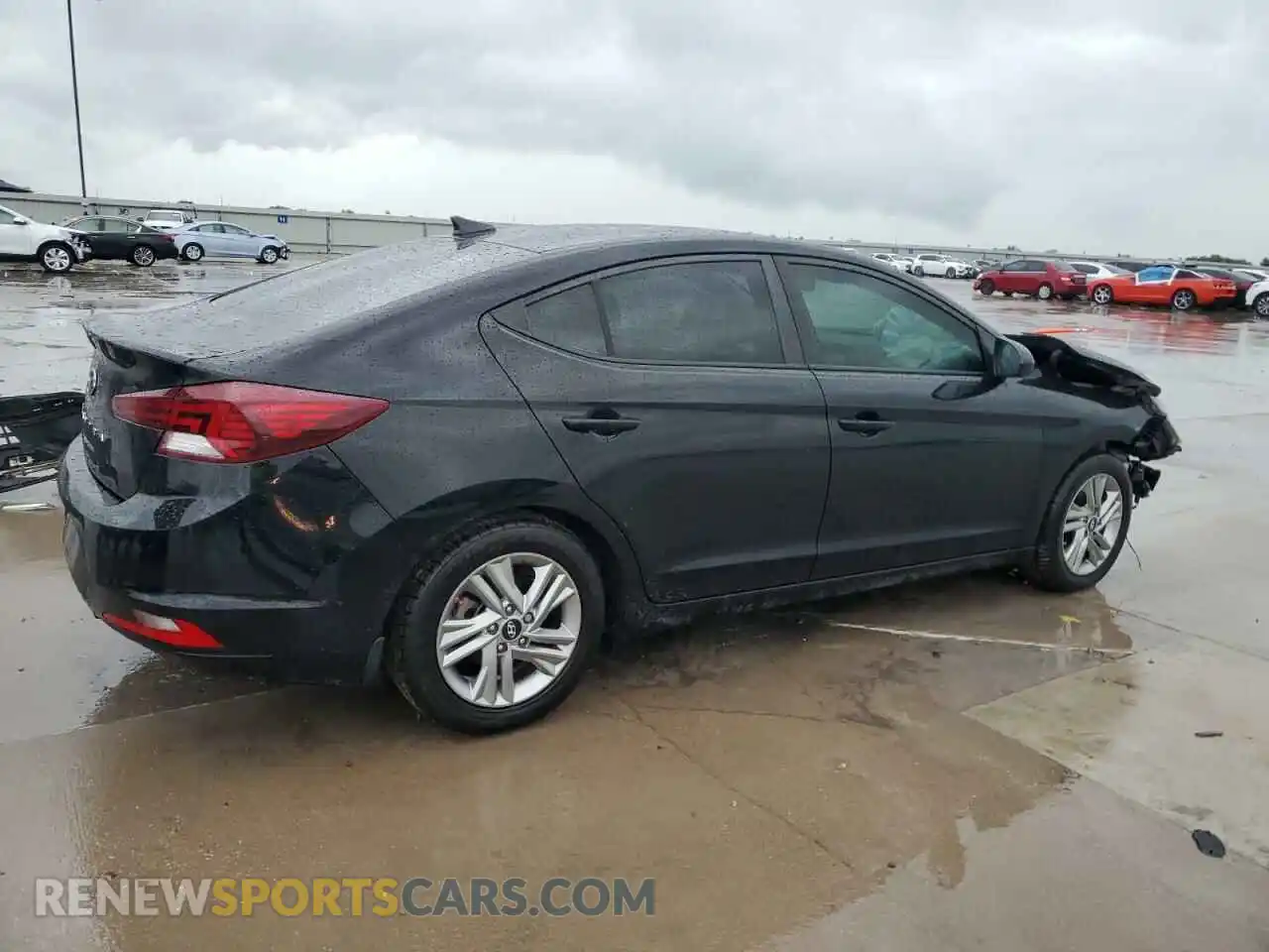 3 Photograph of a damaged car KMHD84LF4KU842431 HYUNDAI ELANTRA 2019