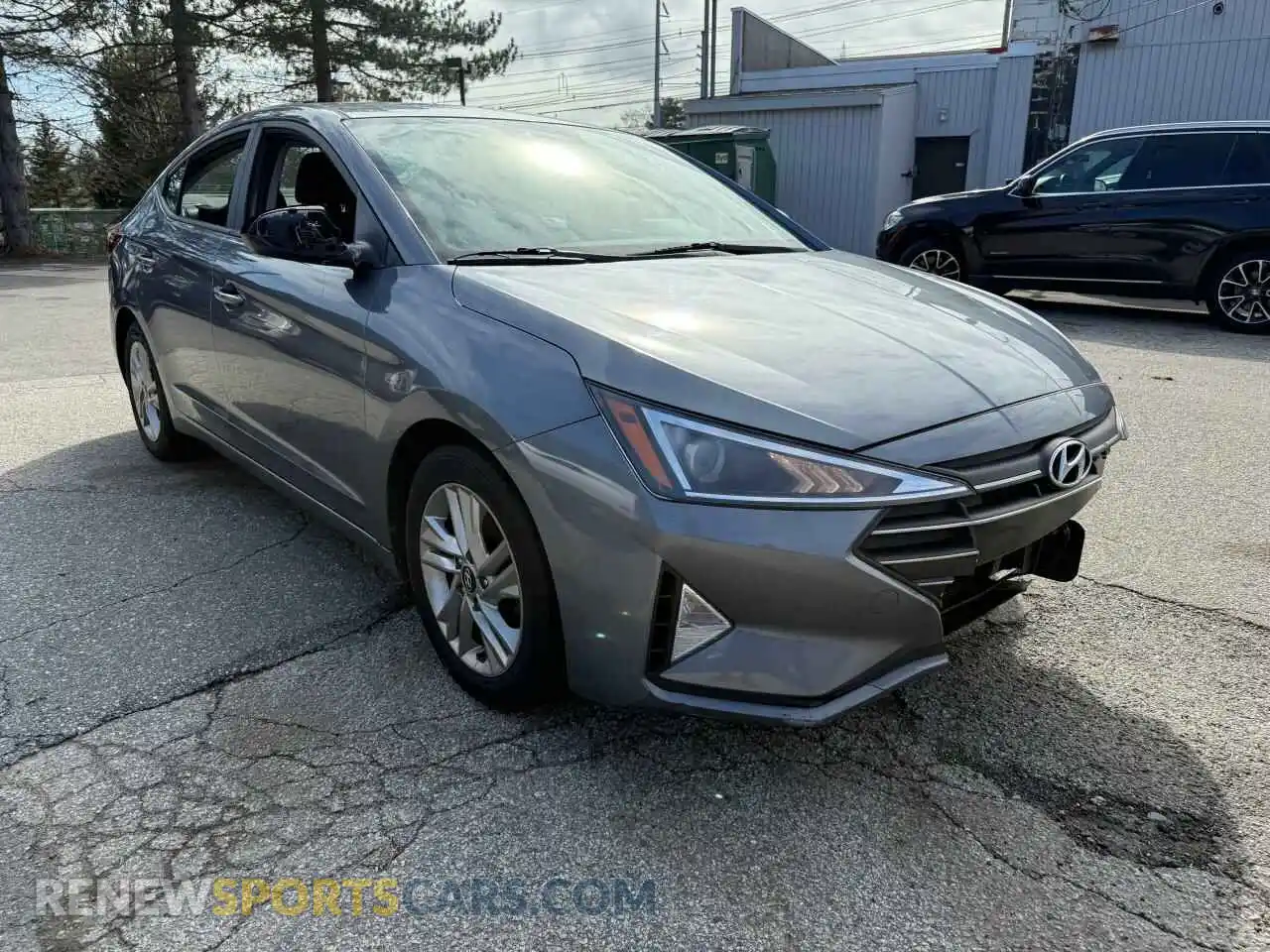 1 Photograph of a damaged car KMHD84LF5KU831728 HYUNDAI ELANTRA 2019
