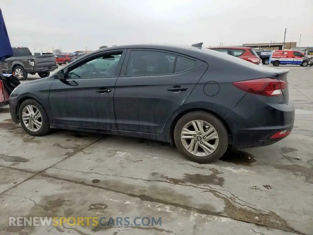 2 Фотография поврежденного автомобиля KMHD84LF5KU867239 HYUNDAI ELANTRA 2019