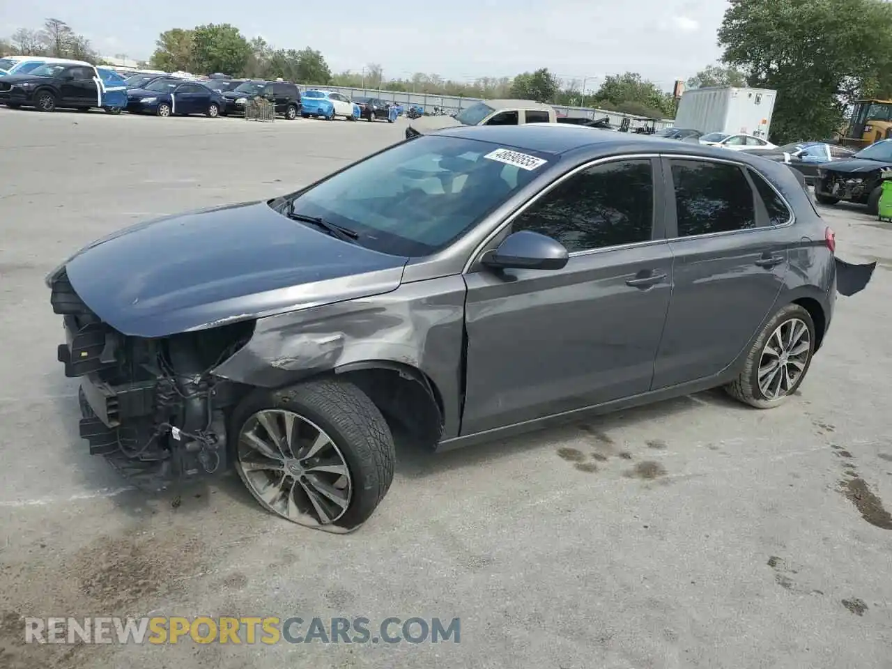 1 Photograph of a damaged car KMHH35LE2KU106746 HYUNDAI ELANTRA 2019