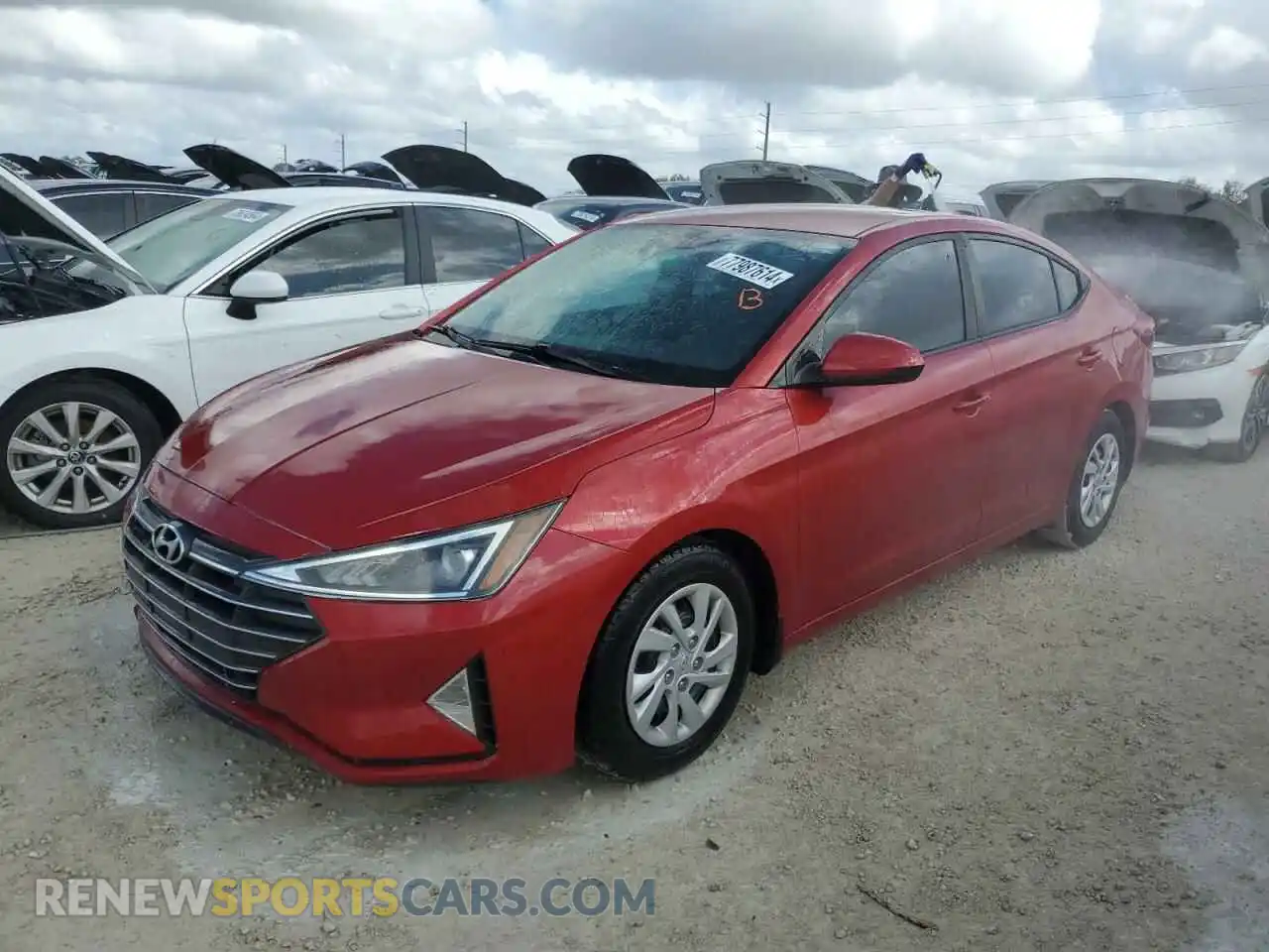 1 Photograph of a damaged car 5NPD74LF2LH514038 HYUNDAI ELANTRA 2020
