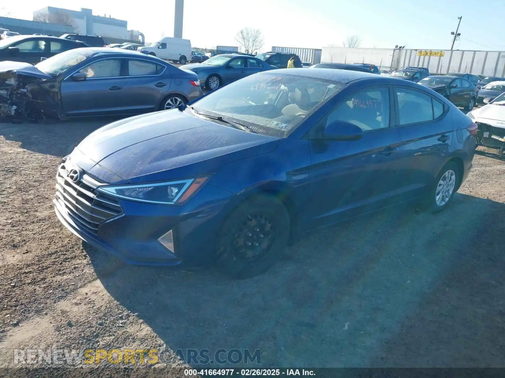2 Photograph of a damaged car 5NPD74LF3LH609367 HYUNDAI ELANTRA 2020