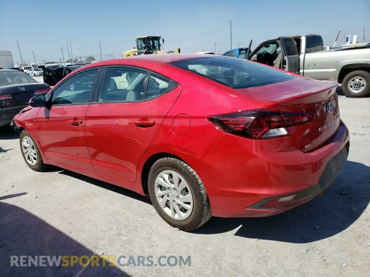 2 Photograph of a damaged car 5NPD74LF4LH584821 HYUNDAI ELANTRA 2020