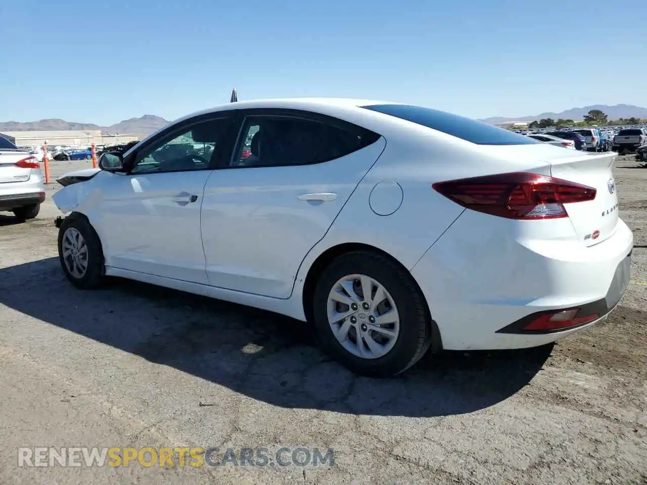 2 Photograph of a damaged car 5NPD74LF5LH522781 HYUNDAI ELANTRA 2020