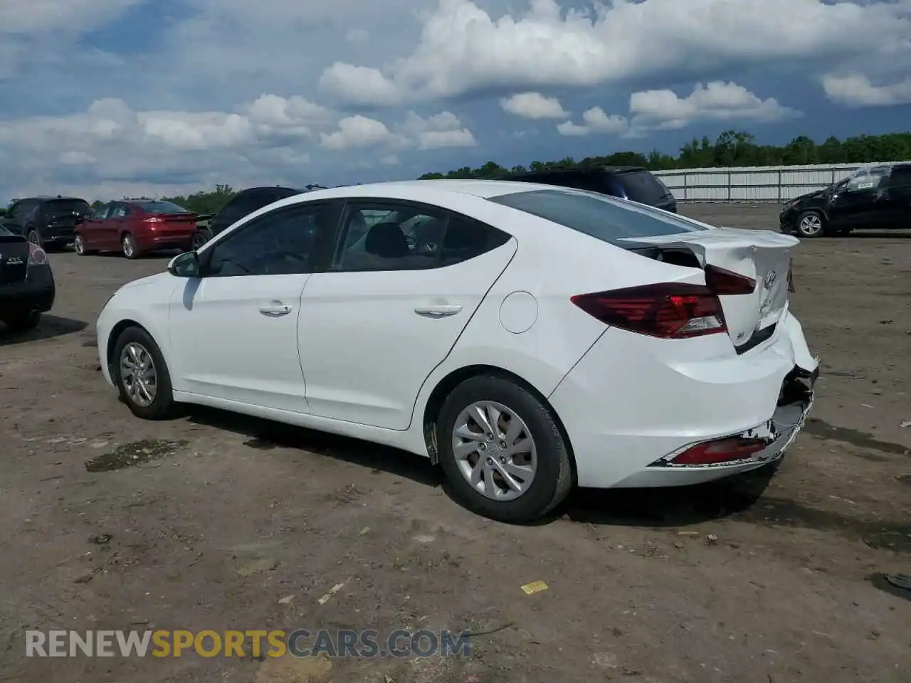 2 Photograph of a damaged car 5NPD74LF6LH600677 HYUNDAI ELANTRA 2020