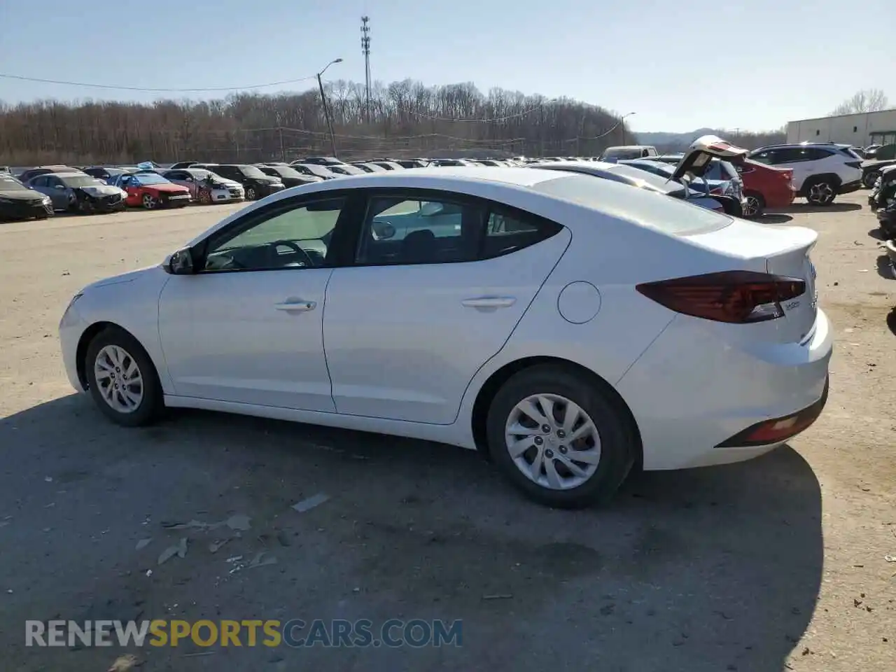 2 Photograph of a damaged car 5NPD74LF7LH527609 HYUNDAI ELANTRA 2020